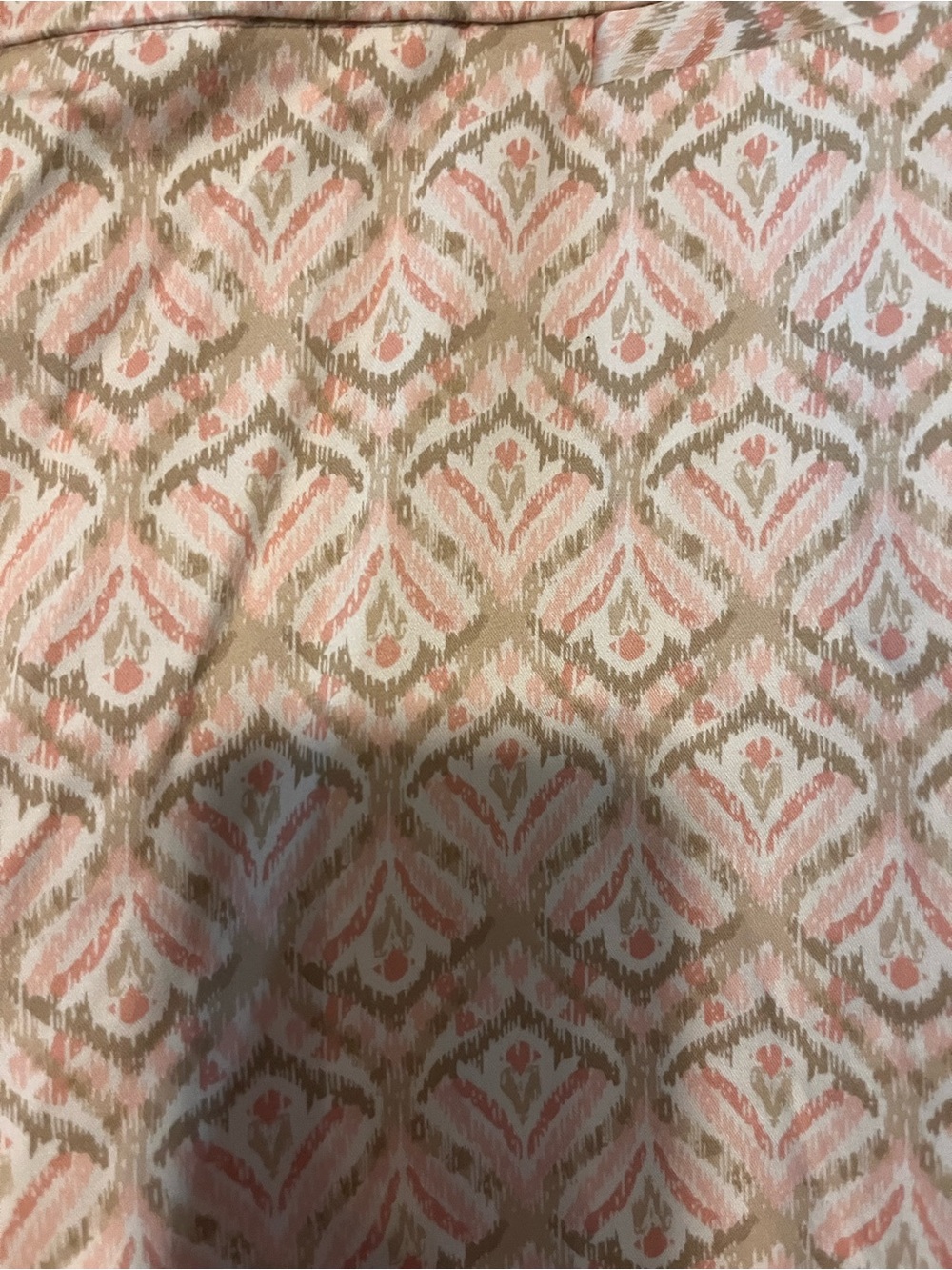 Ruby Rd. Pink Ivory Geometric Pull-On Pants - Picture 2 of 5